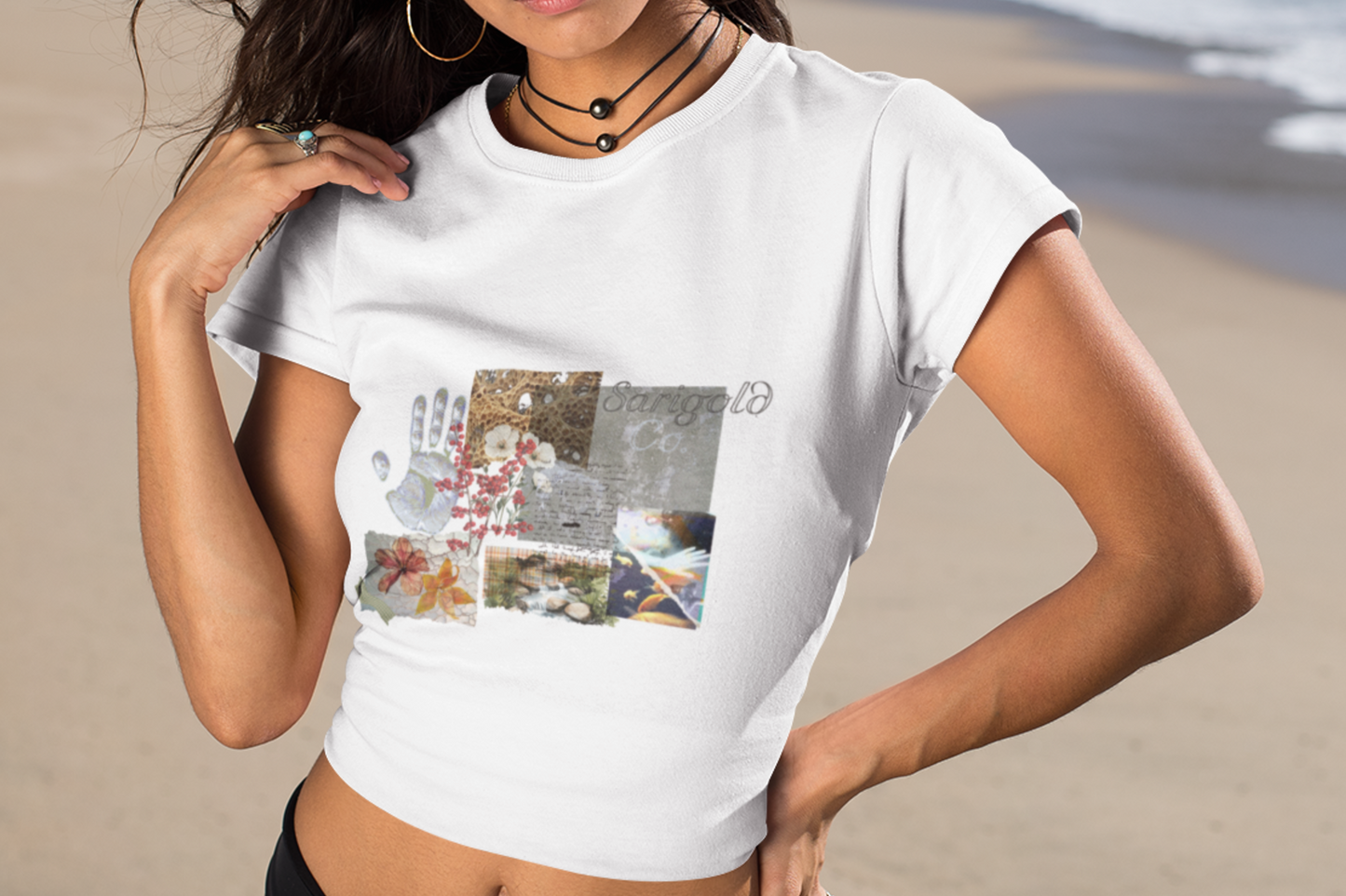Watercolored Grain Tee